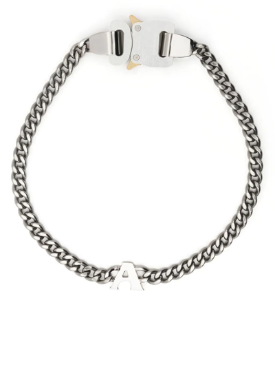 Alyx Buckle Chainlink Necklace In Metallic