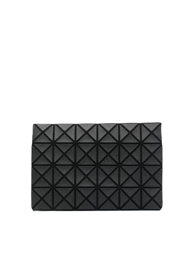 Bao Bao Issey Miyake Bi-fold Geometric Panelled Wallet In Black