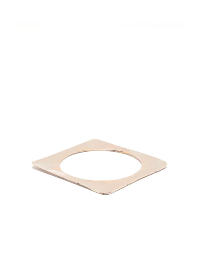 Erika Cavallini Square-shape Bangle Bracelet In Metallic