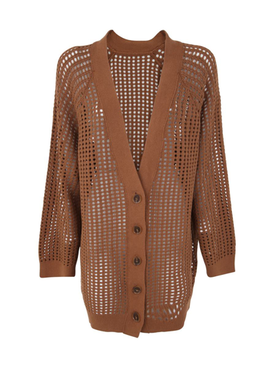 Erika Cavallini Giulia Cardigan In Brown