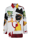 Honey Fucking Dijon White Basquiat Shirt In Multicolour