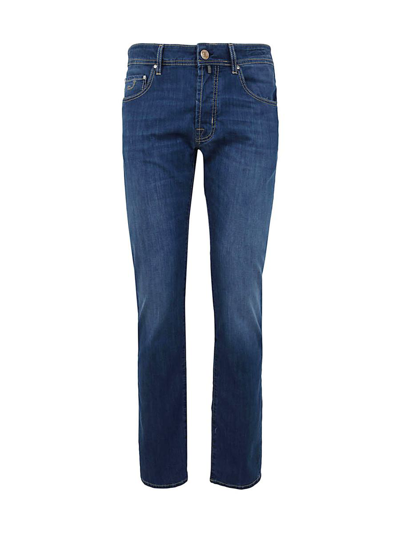 Jacob Cohen Bard Slim Fit Five Pocket Jeans In Blue