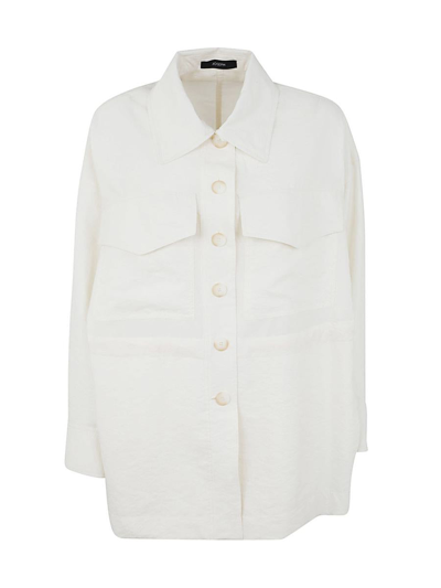 Joseph Welbeck Jacket Textured Twill In White