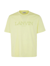 Lanvin Tonal Embroiderie T In Lemon