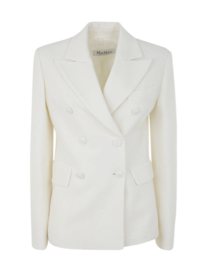 Max Mara Stressa Jacket In White