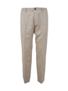 Nine In The Morning Fold Chino Trouser With Pence In White