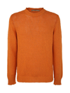 Nuur Regular Fit Round Neck Pullover In Yellow &amp; Orange