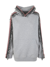 RITOS RITOS OVERSIZE HOODIE WITH FRINGES CLOTHING