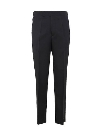 Sapio Loose Fit Trousers Sideband Detail In Negro