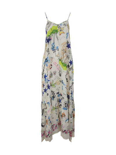 Semicouture Womens Knitted Sweater Roll Neck In Multicolour