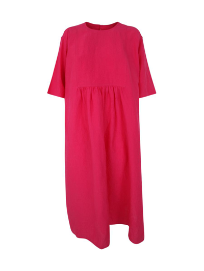 Sofie D'hoore Linen Long Dress In Pink