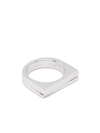 Tom Wood Cage Ring Single M In Metallic