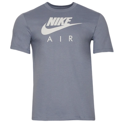 Nike Mens  Air Futura T-shirt In Slate/white
