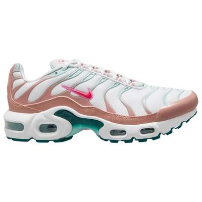 Nike Kids' Girls  Air Max Plus In White/siren Red/red Stardust