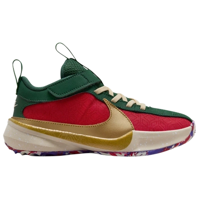 Nike Giannis Freak 5 "loyalty" Big Kids' Basketball Shoes In Red/ Purple/ Opal/ Gold