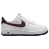 Nike Air Force 1 Low "houston Comets Four-peat" Sneakers In Obsidian/white/red