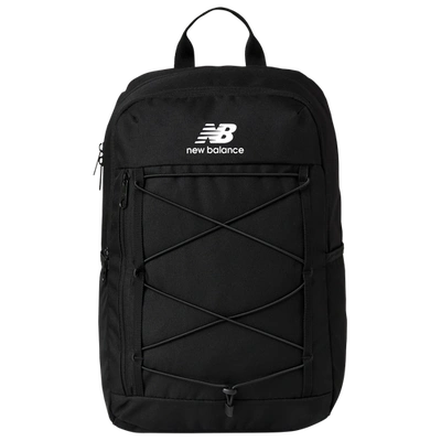 New Balance Cord Backpack In Black/black
