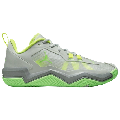 Jordan Men's  One Take 4 Basketball Shoes In Light Silver/green Streak/volt