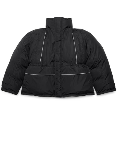 Balenciaga Wrap Parka In Black