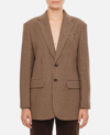 Polo Ralph Lauren Single-breasted Houndstooth-pattern Blazer In Brown