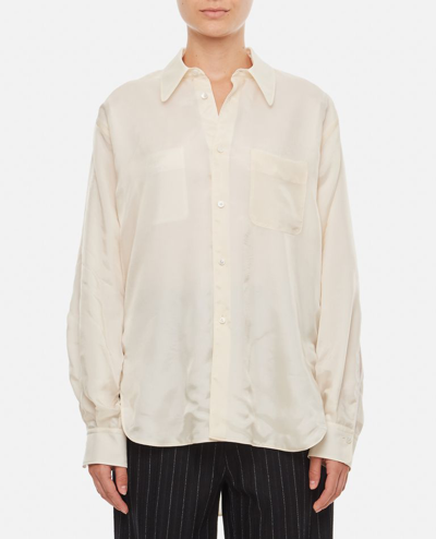 Quira Reversible Button-up Shirt In White
