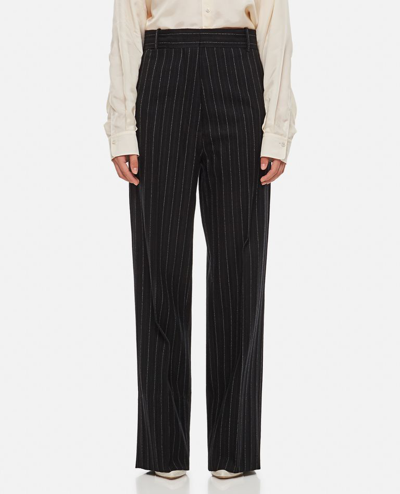 Quira Wool Suit Trousers In Black