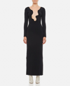 Christopher Esber Salacia Wire Maxi Dress In Black