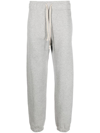 Autry Logo-patch Cotton Track Pants In Gray