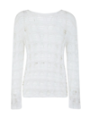Comme Des Garçons Ladies Sweater In White