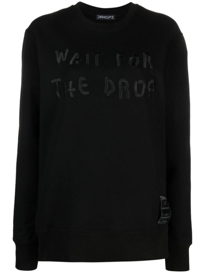 Drhope Printed Sweatshirt In Black