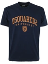 Dsquared2 Men's Cotton Logo T Shirt In Blue