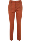 Dsquared2 Stylish Tailored Pant For Women In Yellow &amp; Orange