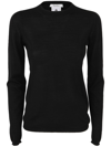 Max Mara Crewneck Knitted Jumper In Black