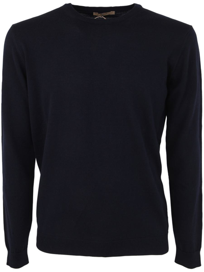 Nuur Long Sleeve Crew Neck Jumper Clothing In Blue