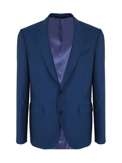 Paul Smith Mens Tailored Fit 2 Btn Jacket In Blue