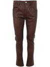 RICK OWENS RICK OWENS TYRONE JEANS LEATHER TROUSERS CLOTHING