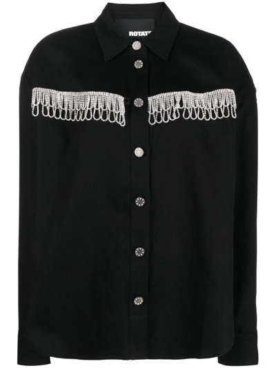 ROTATE BIRGER CHRISTENSEN ROTATE BIRGER CHRISTENSEN TWILL OVERSIZED SHIRT CLOTHING