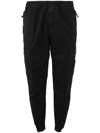 Stone Island Logo Patch Track Pants In Black