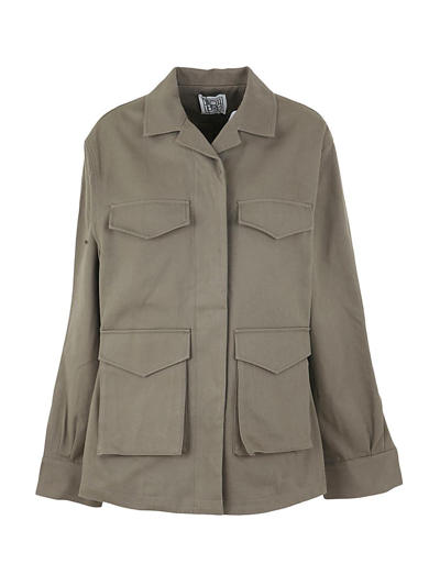 Totême Army Jacket In Green