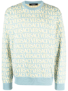 VERSACE VERSACE KNIT SWEATER ALLOVER SERIES CLOTHING