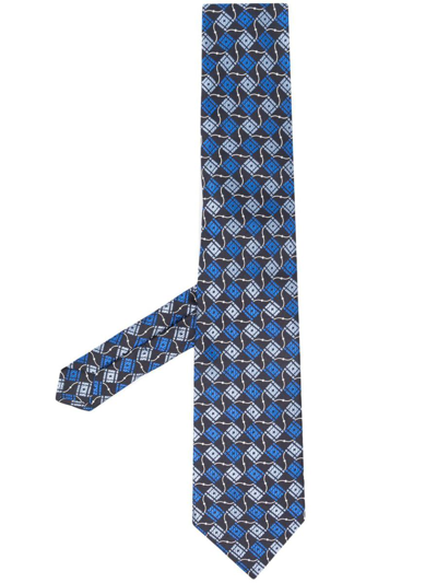 Etro 8 Cm Tie In Blue