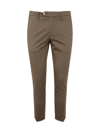 Michael Coal Mc Brad Plus 2564 Capri American Pockets Trousers In Brown