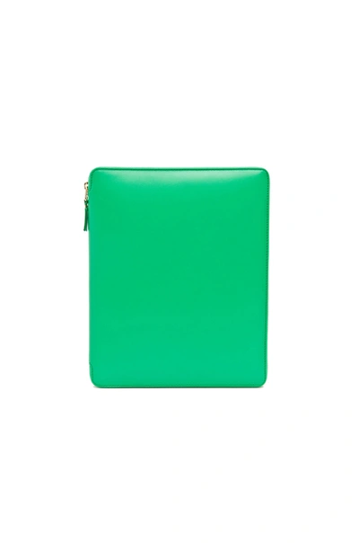 Comme Des Garçons Classic Ipad Case In Green