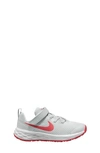 Nike Kids' Revolution Sneaker In White/ Red/ Obsidian/ White