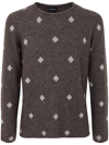 Giorgio Armani Men's Sweater In Brown