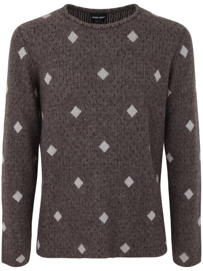 Giorgio Armani Sweater Clothing In Grey