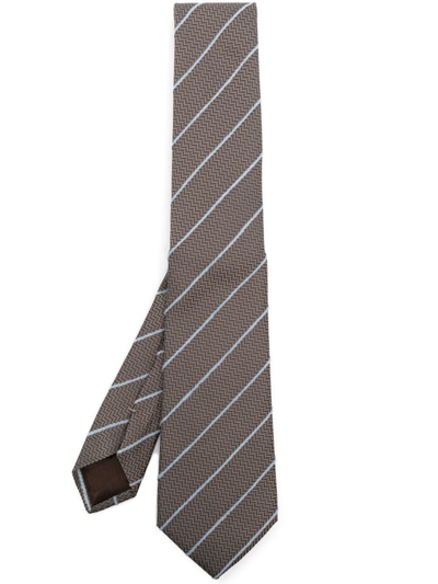 Giorgio Armani Tie In Brown