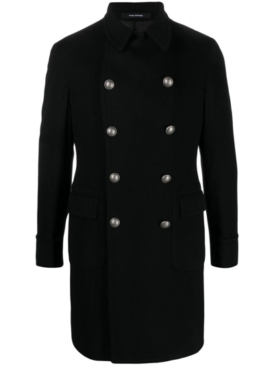 Tagliatore Classic Coat Clothing In Black