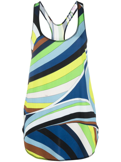 Pucci Iride-print Sleeveless Tank Top In Multicolor