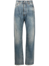 MAISON MARGIELA DISTRESSED STRAIGHT-LEG JEANS